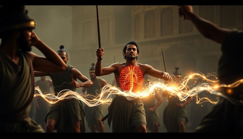 Советы по дыхательным техникам для контроля усталости на поле - иллюстрация