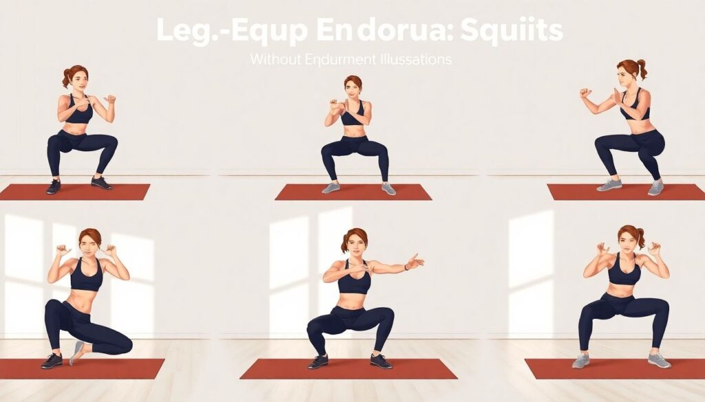 Лучшие упражнения для развития мышечной выносливости ног - иллюстрация