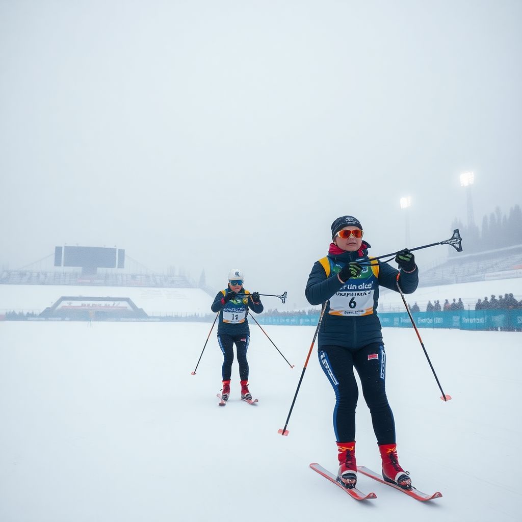 Свердловская область выиграла эстафету ЧР по биатлону в Тюмени благодаря сёстрам Шевченко