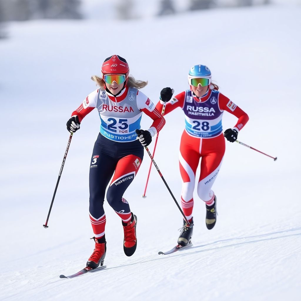 Дарья Непряева теряет шанс в спринте финала Кубка России по лыжным гонкам